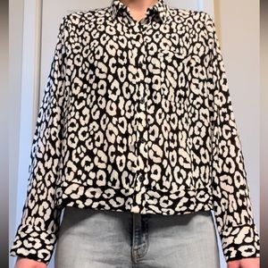 Animal Print Blouse